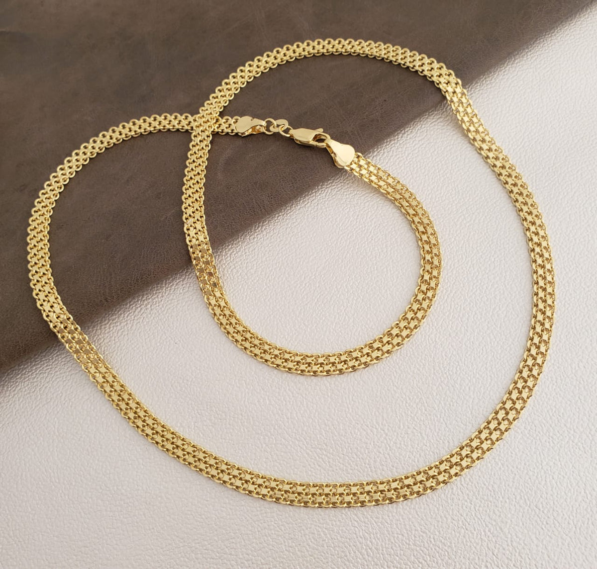 Cadena China Doble Carril ( 65 cm)  6 MM + Regalo Especial Sorpresa